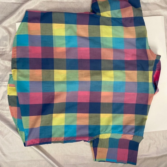 Woman’s x-large colorblock summer blouse-Kelly Harper. Size 38. - Picture 2 of 7